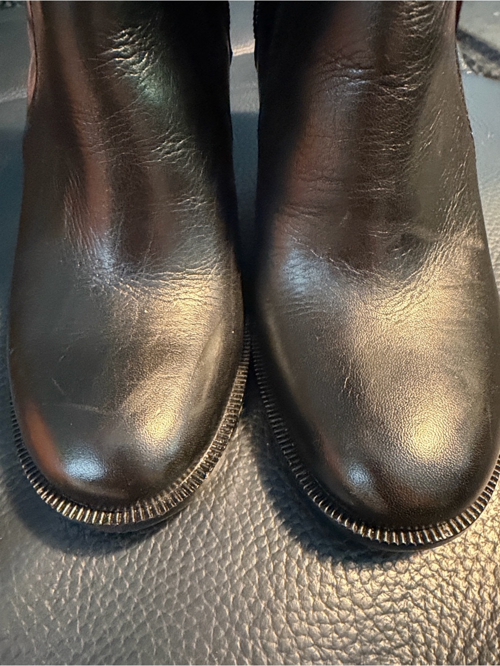 Louise et Cie Navaria Black Leather Black Over The Knee Boots size 6 36 Riding - Picture 8 of 14